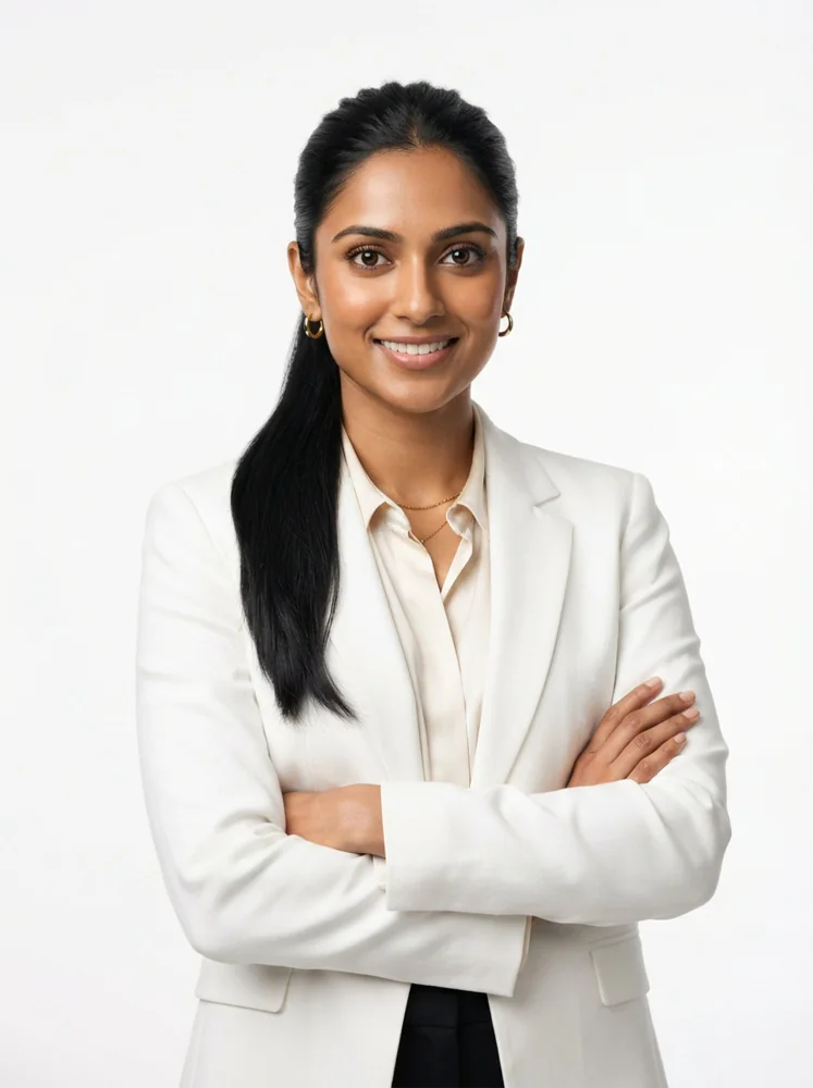Confident Indian professional woman